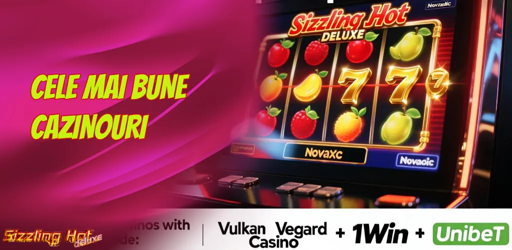 Vă recomandăm cazinouri special selectate pentru a juca slotul Sizzling Hot Deluxe.