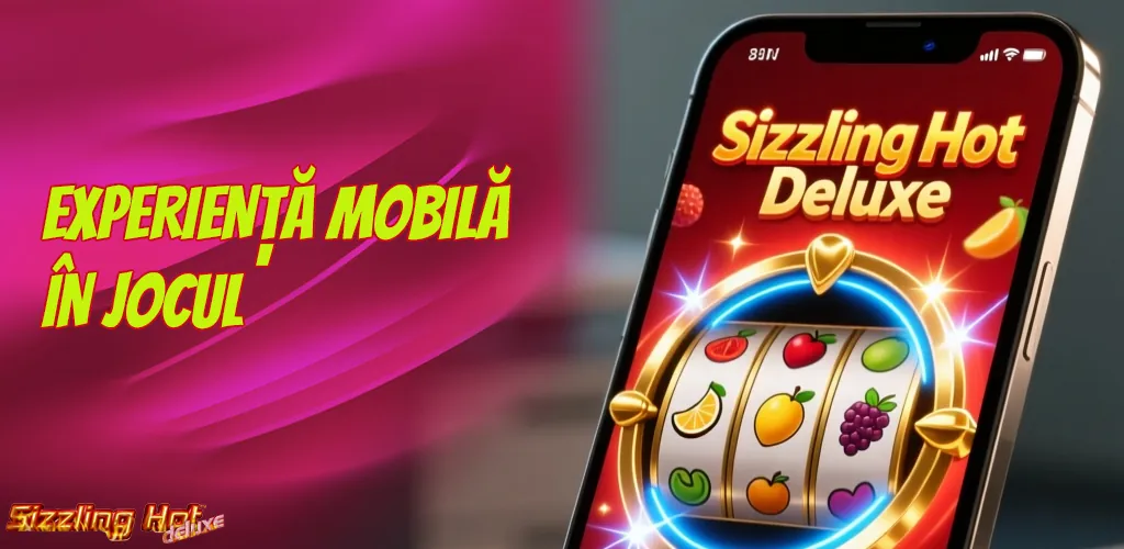 Bucură-te de slotul Sizzling Hot Deluxe pe dispozitivul tău mobil.