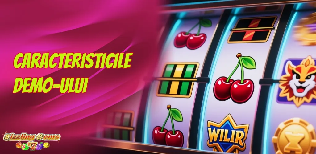 Versiunea demo a jocului Sizzling Gems este practic identică cu versiunea pe bani reali.