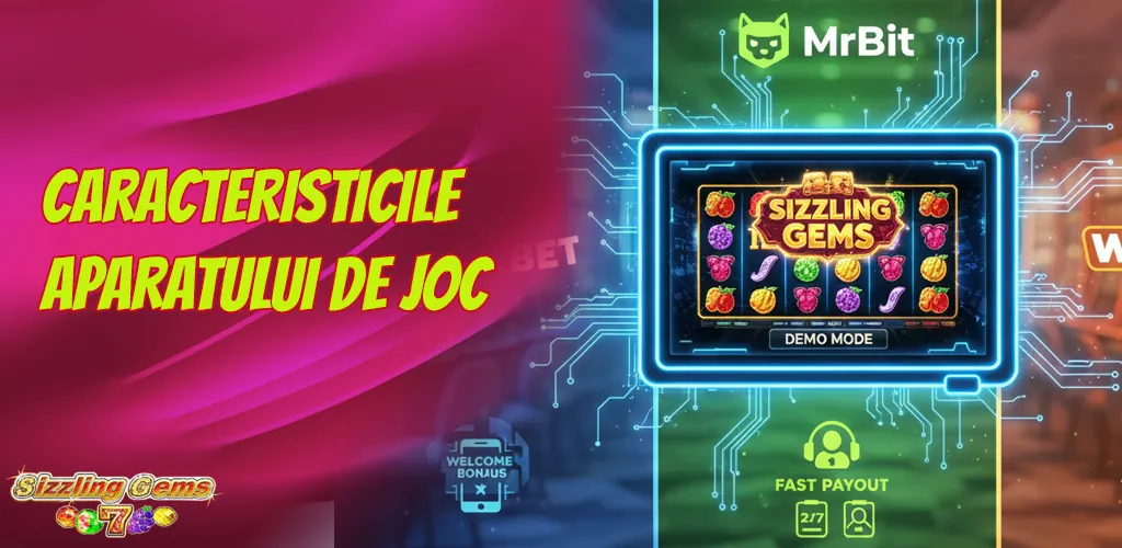Jocul demo Sizzling Gems se distinge prin sistemul său simplu de câștiguri.