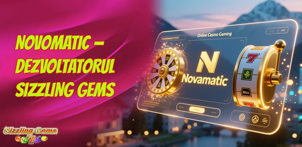 Faceți cunoștință cu dezvoltatorul NOVOMATIC – unul dintre cei mai mari furnizori de jocuri din industria cazinourilor online.