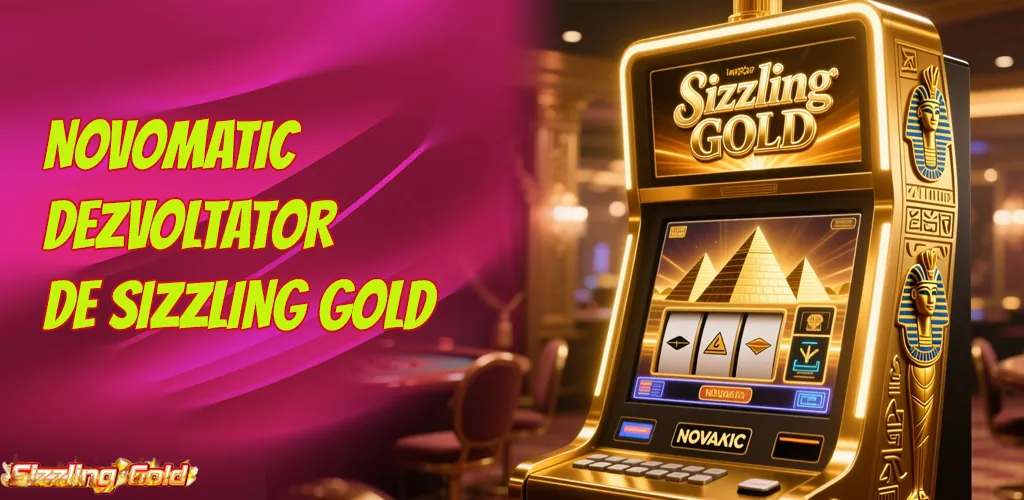 Recenzia noastră despre NOVOMATIC, dezvoltatorul slotului Sizzling Gold.