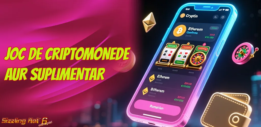 Poți juca slotul Sizzling Hot 6 Extra Gold folosind criptomonedă.